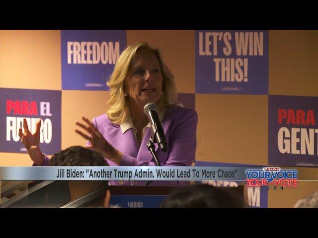 Dr. Jill Biden campaigns in Madison: "another Trump admin. would lead to more chaos"