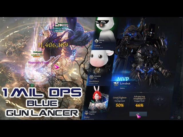 Lost Ark - Out-Damage EVERYONE As Blue Gunlancer (My Trixion DPS)