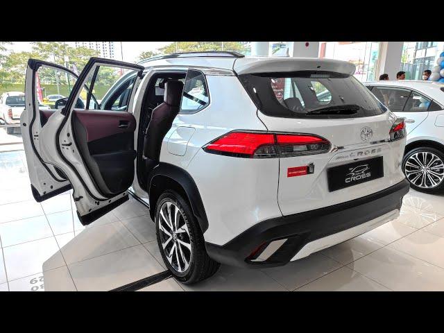 2023 Toyota Corolla cross 1.8L Full SUV - White Color | Famous Crossover - Exterior and Interior