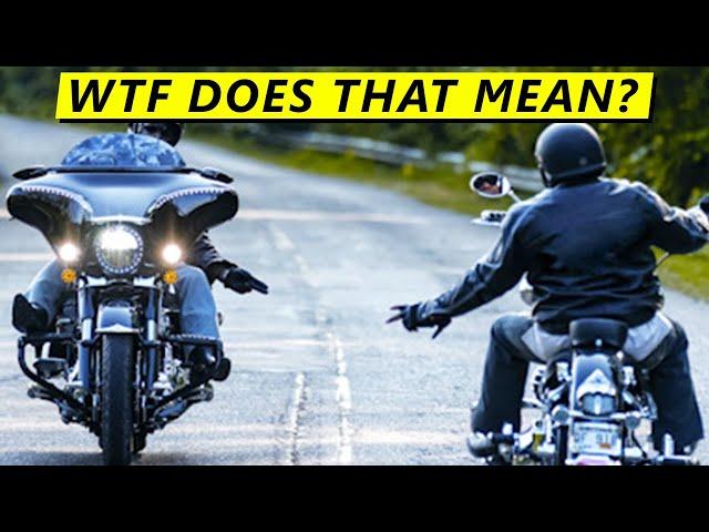 7 CONFUSING Things That ONLY Motorcyclists Do EXPLAINED!