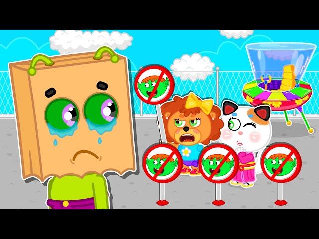 Lion Family | Alien! Go Away! - Don_t Feel Lonely  Kids Stories About Friendship | Cartoon for Kids