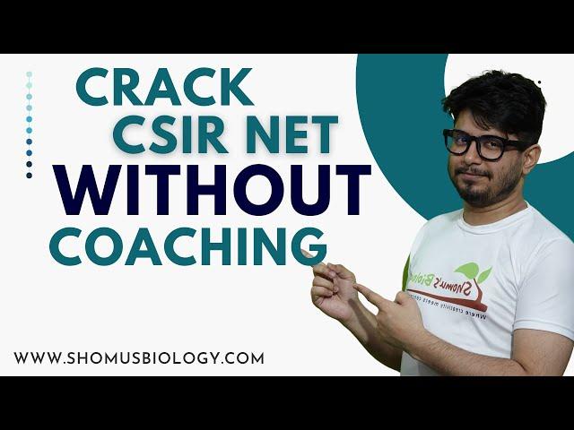 How to qualify CSIR NET exam without coaching