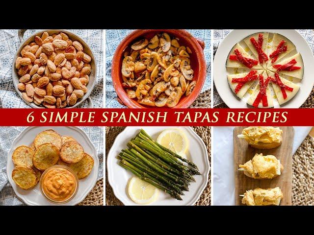 6 Easy Spanish Tapas Recipes | Quick Spanish Appetizers