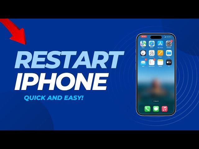 How to Restart Any iPhone (Quick & Easy) I QuickFix - IT ‍