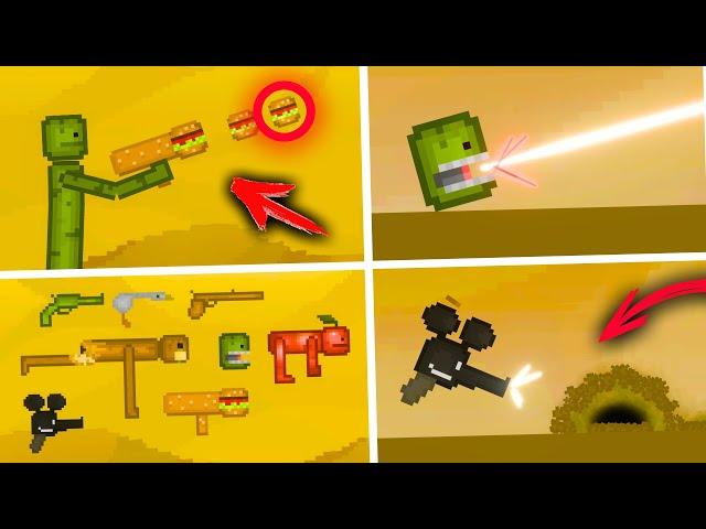 The Most UNUSUAL GUNS in Melon Playground and How To Get Them