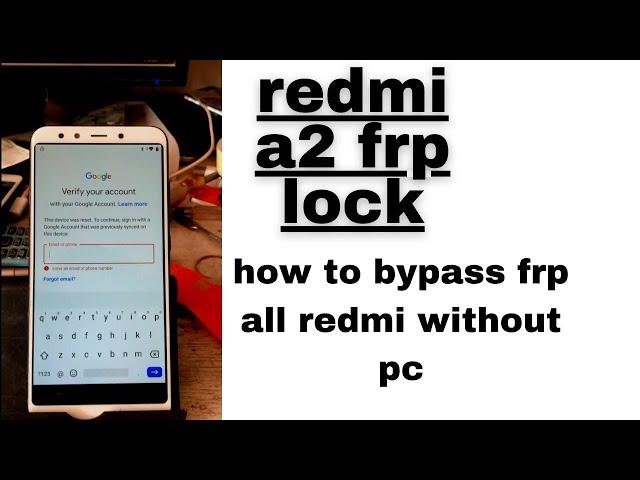 Xiaomi Mi A2 | FRP BYPASS NEW METHOD 2023| Android 10 Latest Patch | Google Account Easy No PC