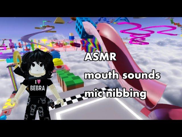 up close mouth sounds & mic nibbing roblox Asmr  ЗВУКИ РТА РОБЛОКС АСМР 