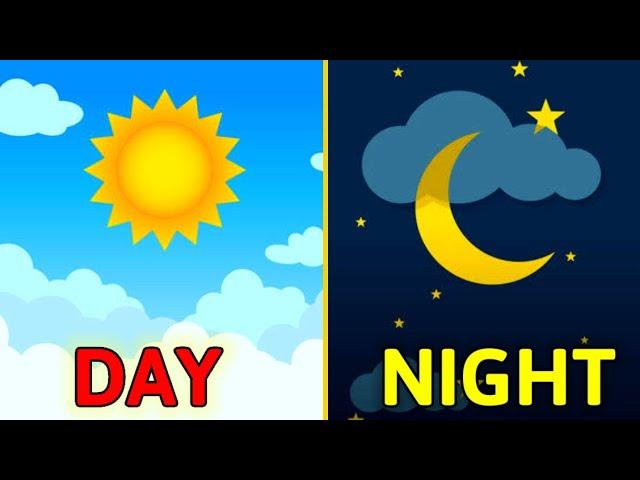 Day sky and night sky | Day and night for kids| Things we see in sky| Day and night | All about sky