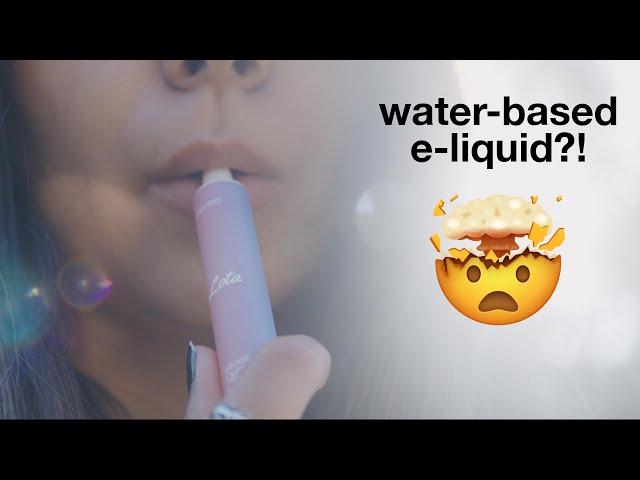 Water-Based E-Liquid is GAME CHANGING!