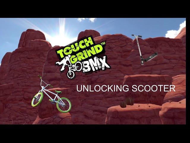 Playing Touchgrind BMX 2 (Unlocking scooter)