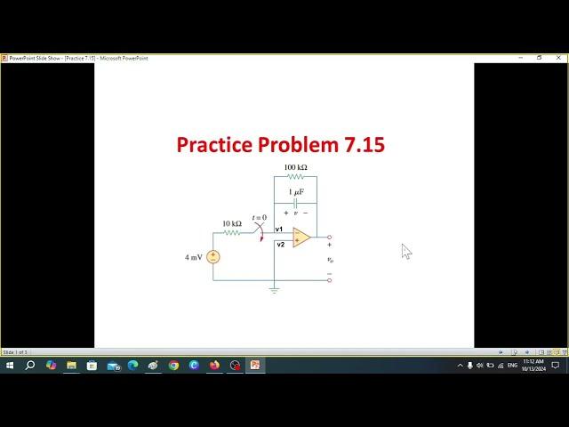 Practice 7.15 || Step Response of an RC Circuit || (Fundamentals of Electric Circuits - Alexander )