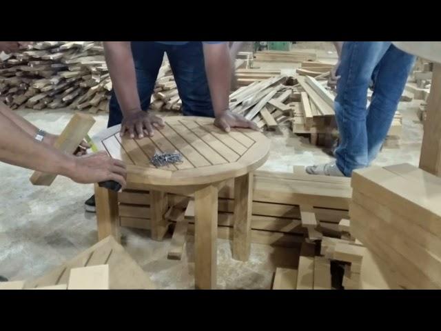Teak Wood Factory at Mutiara Jepara Indofurni