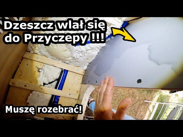 Narożnik Przyczepy do Suszenia !!! - Którędy weszła Woda? * Naprawa Przyczepy Kempingowej (#976)