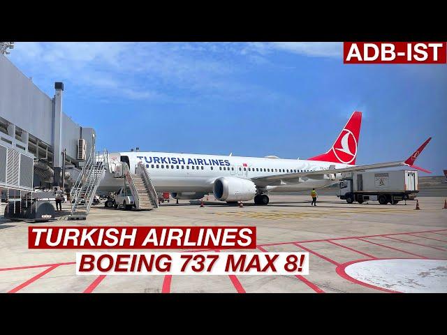 4K TRIP REPORT | TURKISH AIRLINES Boeing 737 MAX 8 | Izmir - Istanbul (Economy Class)