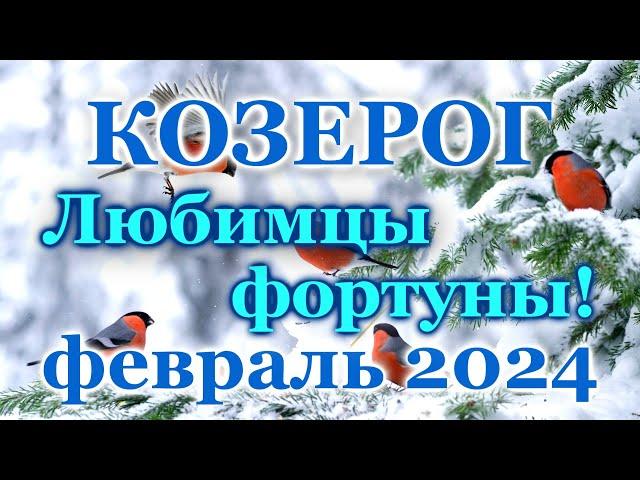 КОЗЕРОГ - ТАРО ПРОГНОЗ на ФЕВРАЛЬ 2024 - ПРОГНОЗ РАСКЛАД ТАРО - ГОРОСКОП ОНЛАЙН ГАДАНИЕ