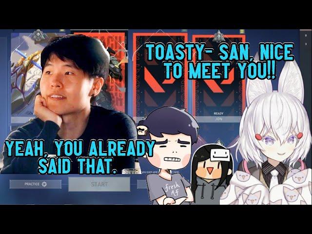 Toasty-san & Hyper Tenma (Vtuber) FUNNY Interactions | VALORANT Tsundere