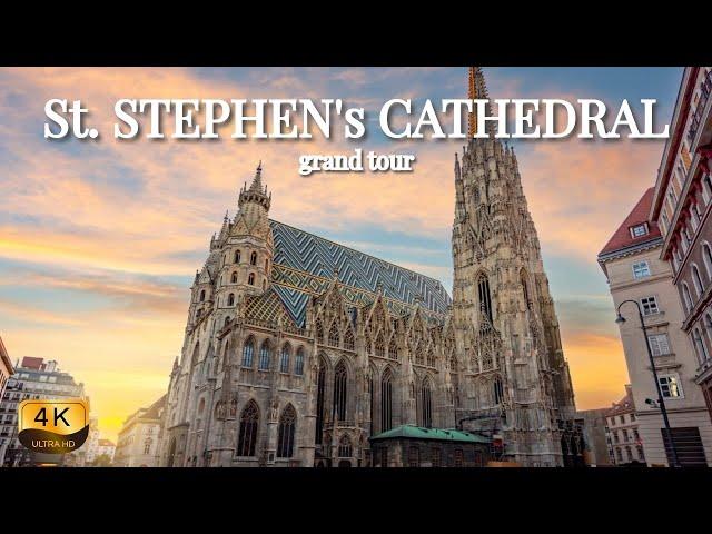 【4K】St. Stephen's Cathedral, Vienna (Austria) - Grand Tour - With Captions【CC】