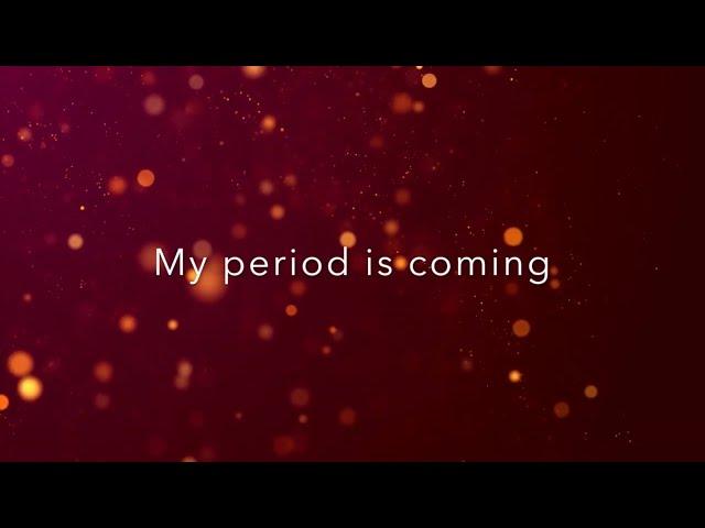 GET YOUR PERIOD AFFIRMATIONS | Quick 5 Minute Affirmation & Meditation