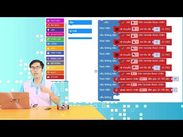 Lập trình robot điều khiển từ xa
