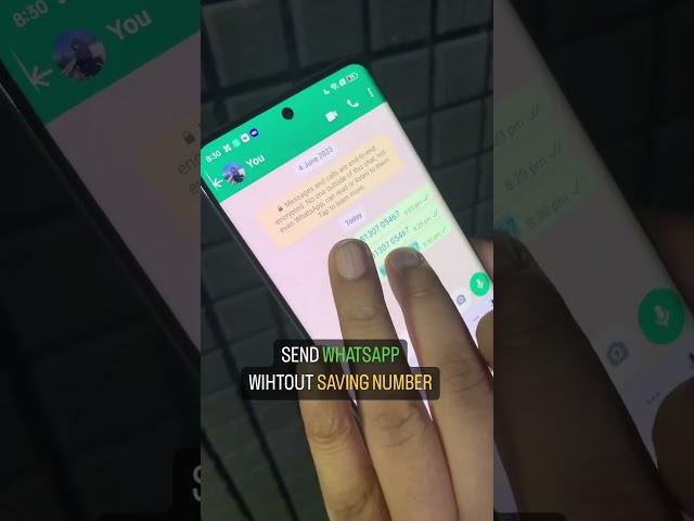 Don’t want to save number but want to text on WhatsApp? Here’s how you can do it #shorts #whatsapp