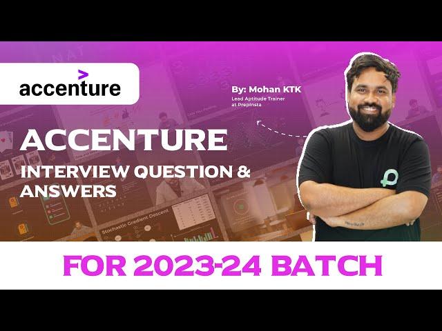 Accenture Interview Questions and Answers | Accenture Interview 2023-24