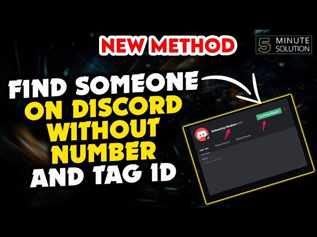 How to Find Someone on Discord Without Number and Tag ID 2024