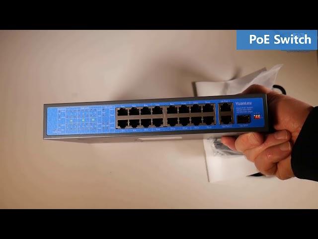 YuanLey 16 Ports 10/100/1000Mbps PoE Switch Reviews