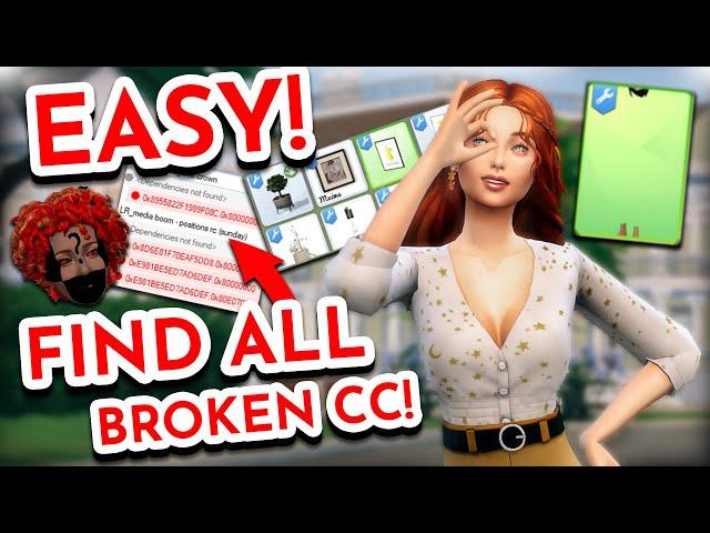 The BEST & QUICKEST way to FIND & FIX broken CC in Sims 4!