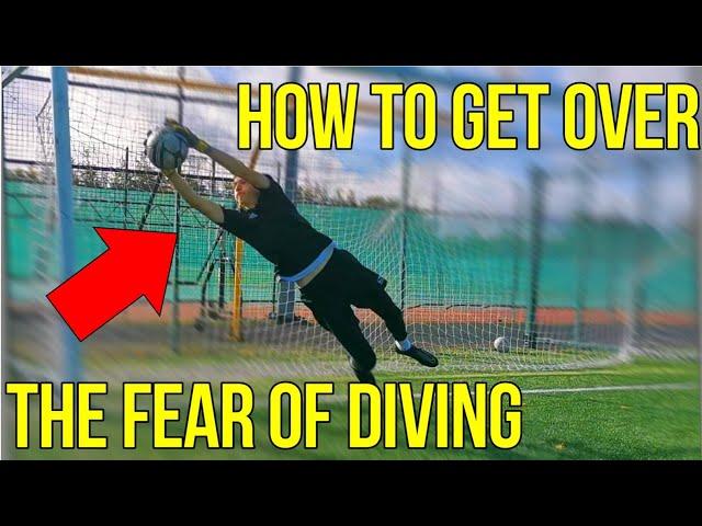 How To Get Over The Fear Of Diving For Goalkeepers - Goalkeeper Tips and Drills - Dive Tutorial