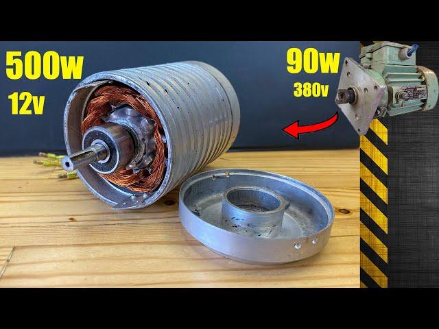 How to convert an asynchronous motor into a BLDC motor