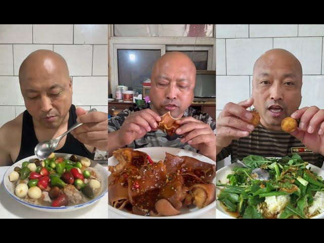CRISPY CARTILAGE & JUICY SKIN! BRAISED PIG EARS MUKBANG, ADDICTIVELY CHEWY