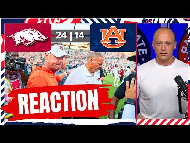 Arkansas Beats Auburn + Hugh Freeze Postgame Comments - Josh Pate Rapid Reaction