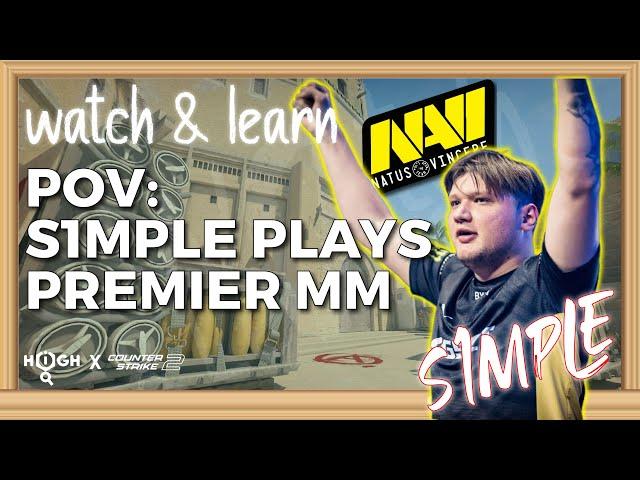 #S1MPLE PLAYS MIRAGE! PREMIER MM