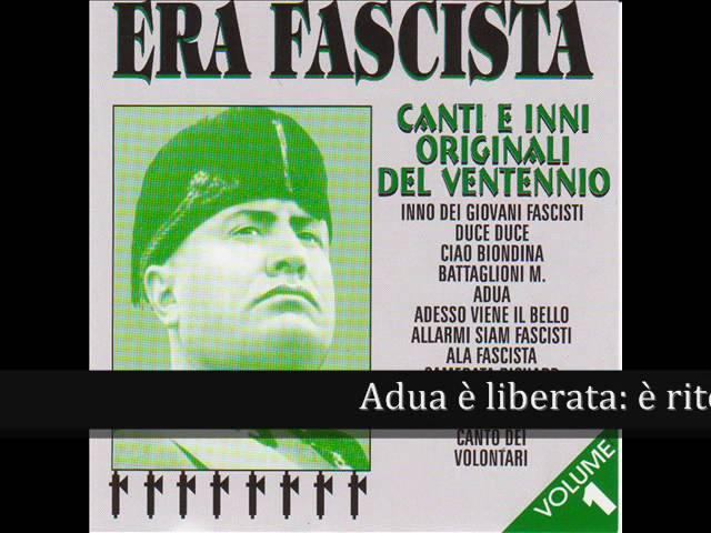 Era fascista - Adua (Album Version)