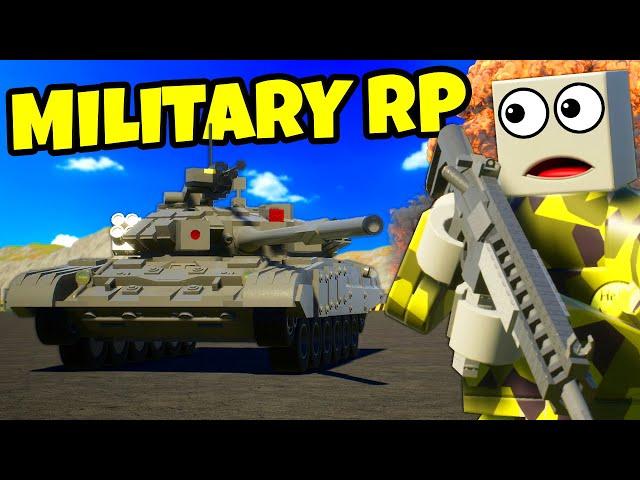 Trying to Survive the BEST Military Lego RP in Brick Rigs Online Servers!