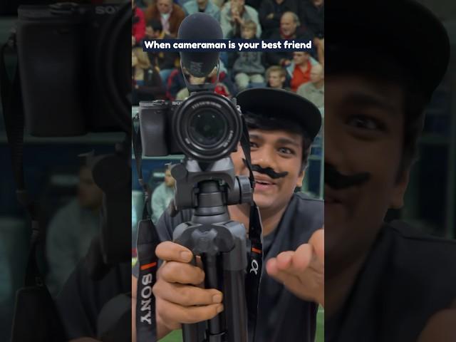 When cameraman is your best friend | Manish Kharage #shorts