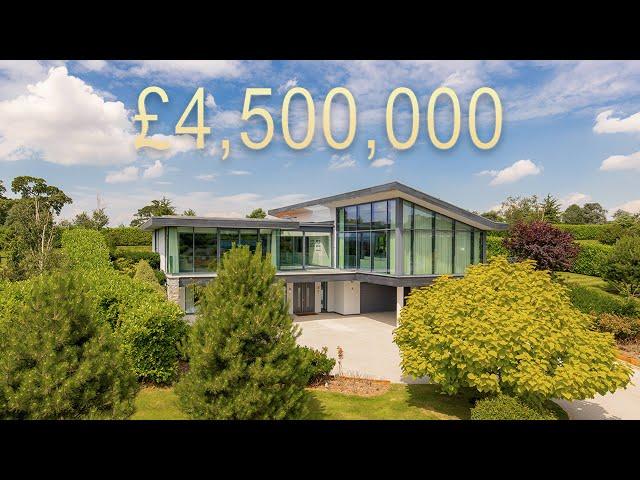 Take a look inside this £4,500,000 modern home - wait until you see the 5 car garage!!