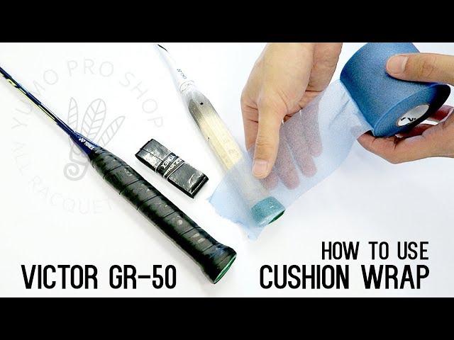 How To: Wrap a Badminton Racket with Cushion Wrap - YumoTube