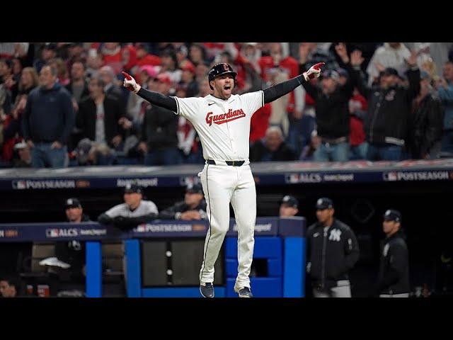 GUARDIANS WIN IT!! David Fry WALKS OFF ALCS GAME 3 against the Yankees!!