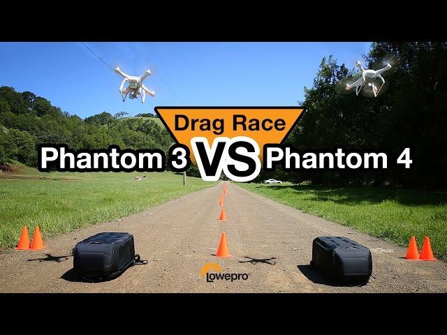 Lowepro Phantom 3 vs Phantom 4 Drag Race