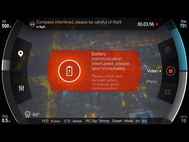 battery error mi drone 4k.