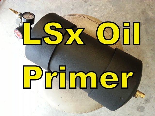 LS Engine Oil Primer, Home Made - Pre Lube Prevent Engine Dry Start "How To" - LS1 LSx