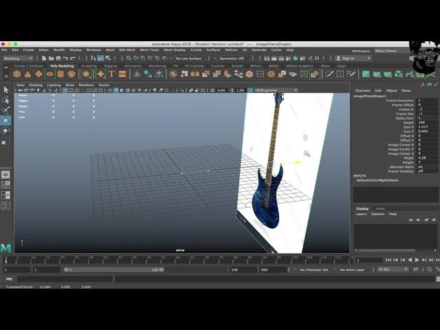 Maya - How to import reference image in Maya