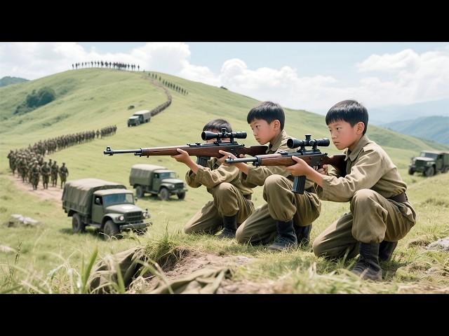 日軍上山掃蕩，怎麼卻被三個小男孩埋伏，全殲！ ️ 抗日 | Kung Fu | 2025動作大片