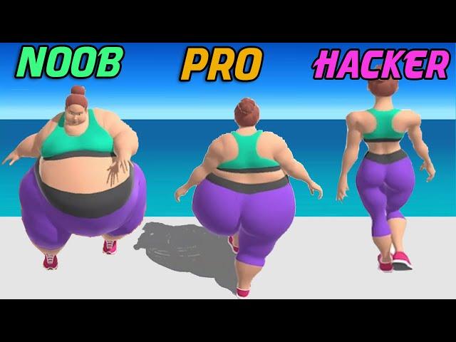 NOOB vs PRO vs HACKER in Fat 2 Fit