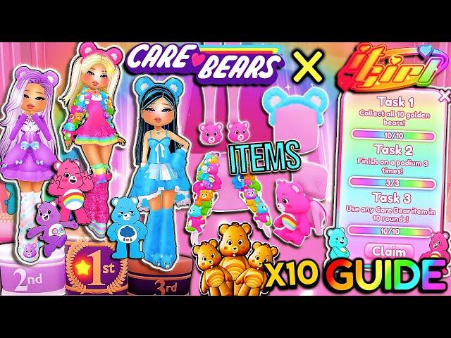 NEW Care Bears UPDATE In IT GIRL?! Cute ITEMS, QUEST Guide, & Gold Bear Locations! | ROBLOX Dress Up