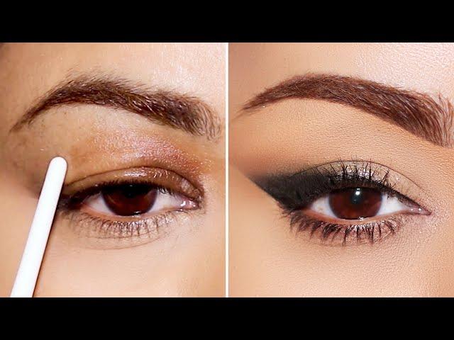 Why this technique on HOODED eyes is better than winged Eyeliner!