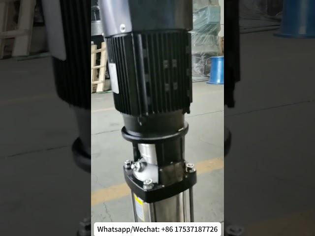 Vertical multistage centrifugal pump booster pump