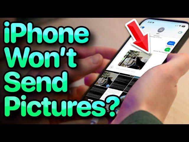 iPhone Won't Send Pictures? How To Fix iPhone Photo Sending Problems!