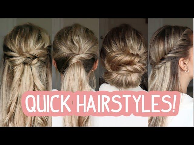 EASY LAST MINUTE HOLIDAY HAIRSTYLES FOR SHORT, MEDIUM, AND LONG HAIR!